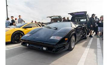 Vintage Lamborghinis At South OC Cars and Coffee